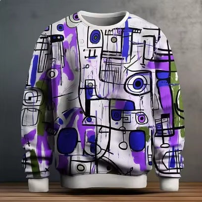 Polerón urbano unisex estampado pintado a mano – 10 diseños