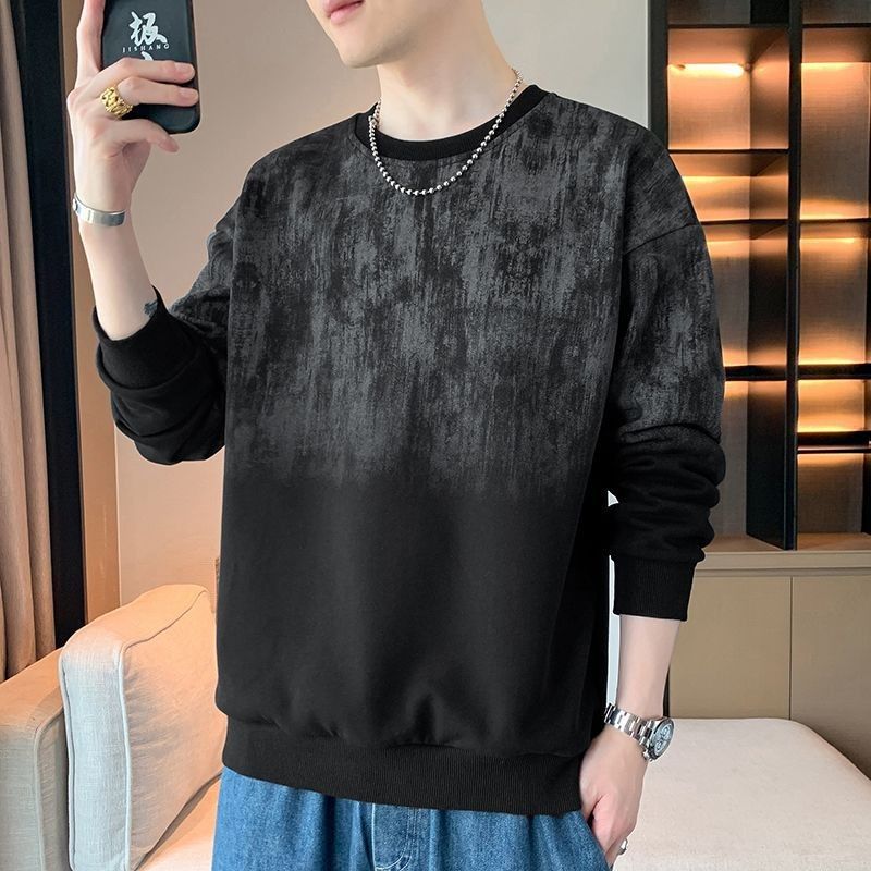 Polerón urbano cuello redondo efecto tie-dye para hombre – 4 colores