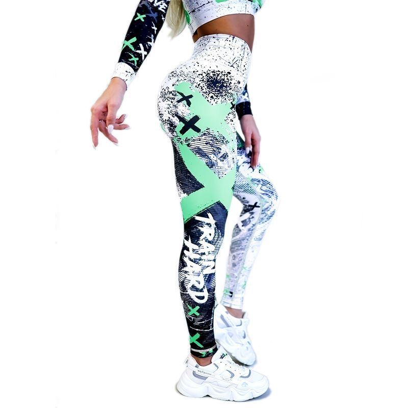Leggings fitnes ajustados de cintura alta con estampado - 16 Diseños diferentes