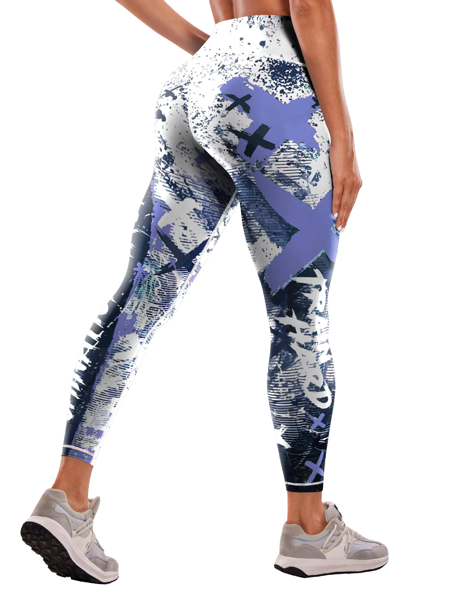 Leggings fitnes ajustados de cintura alta con estampado - 16 Diseños diferentes