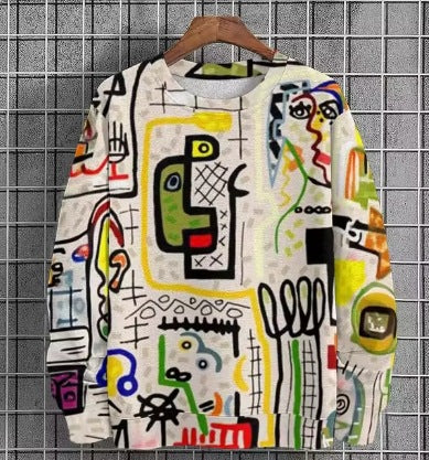 Polerón urbano unisex estampado pintado a mano – 10 diseños