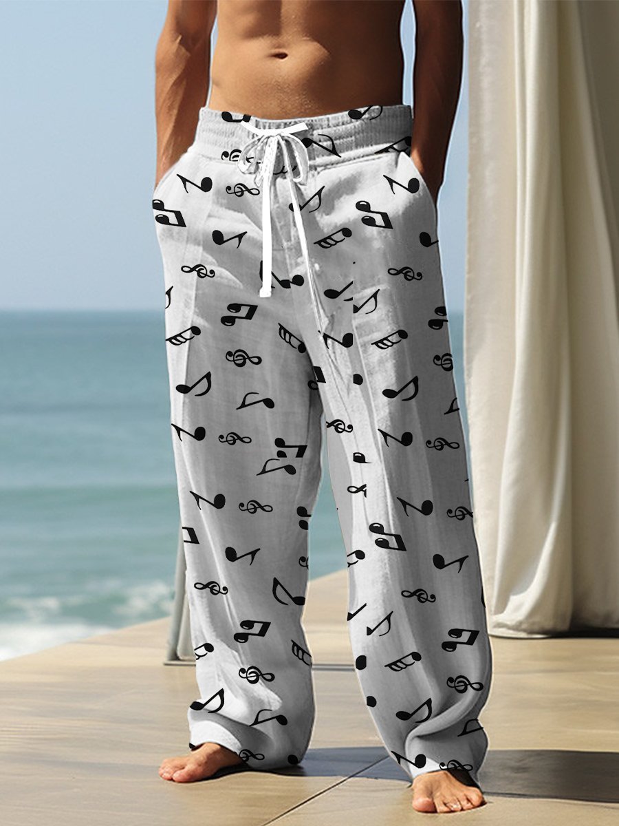 Pantalones rectos de otoño con estampado digital 3D vintage – 13 diseños