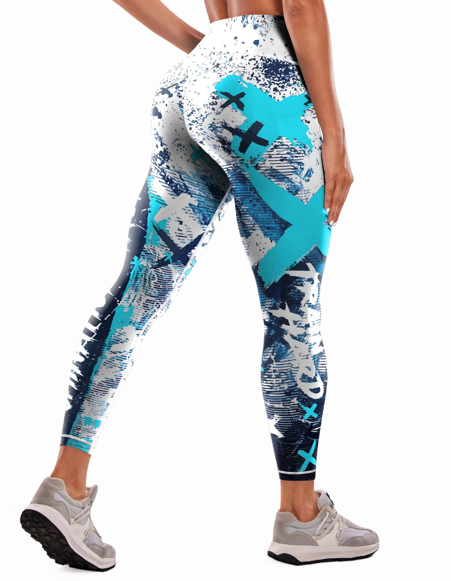 Leggings fitnes ajustados de cintura alta con estampado - 16 Diseños diferentes