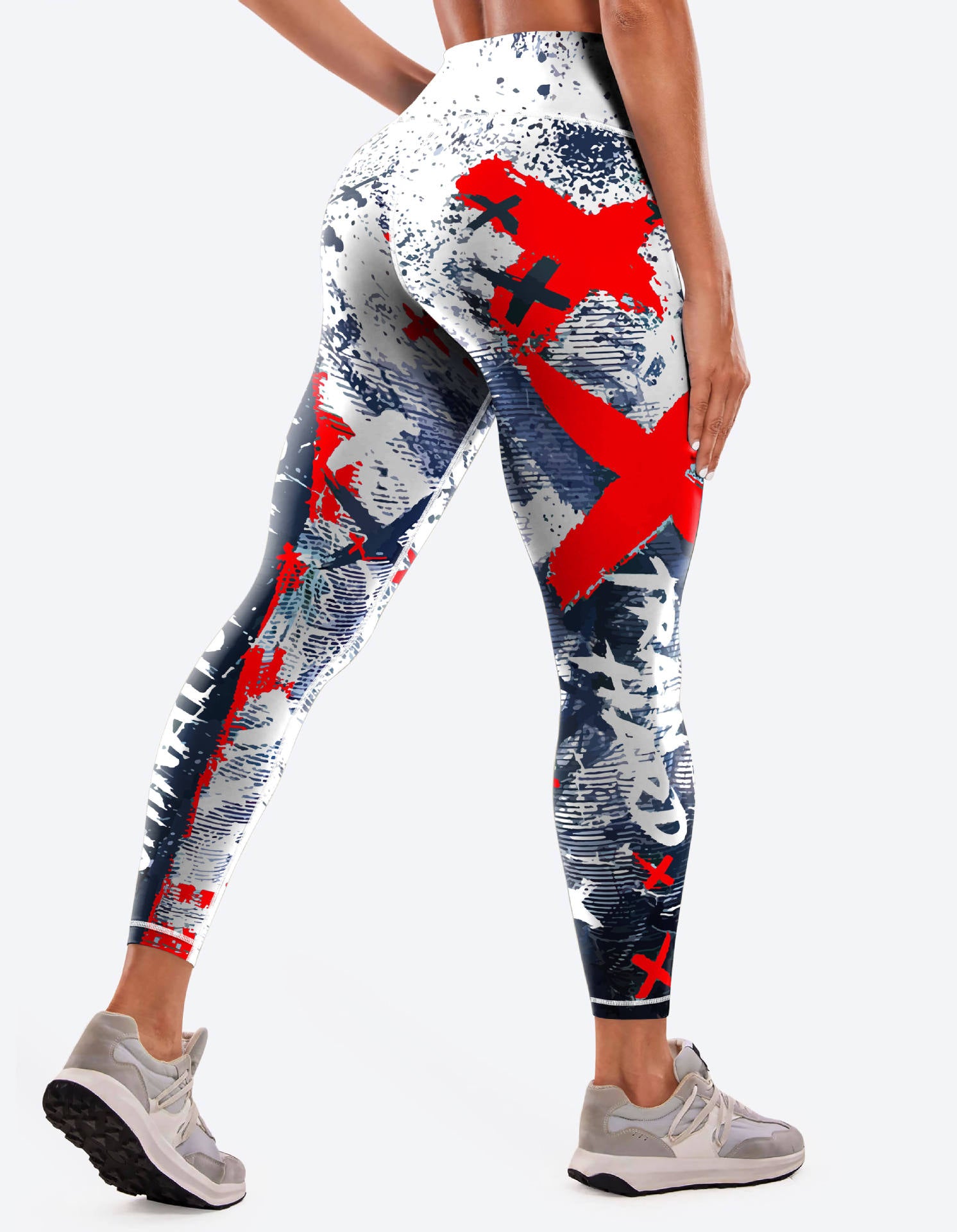 Leggings fitnes ajustados de cintura alta con estampado - 16 Diseños diferentes