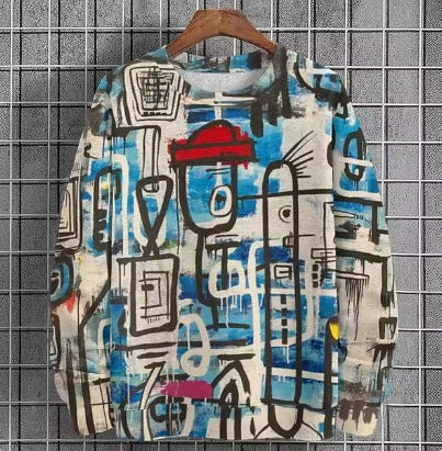 Polerón urbano unisex estampado pintado a mano – 10 diseños