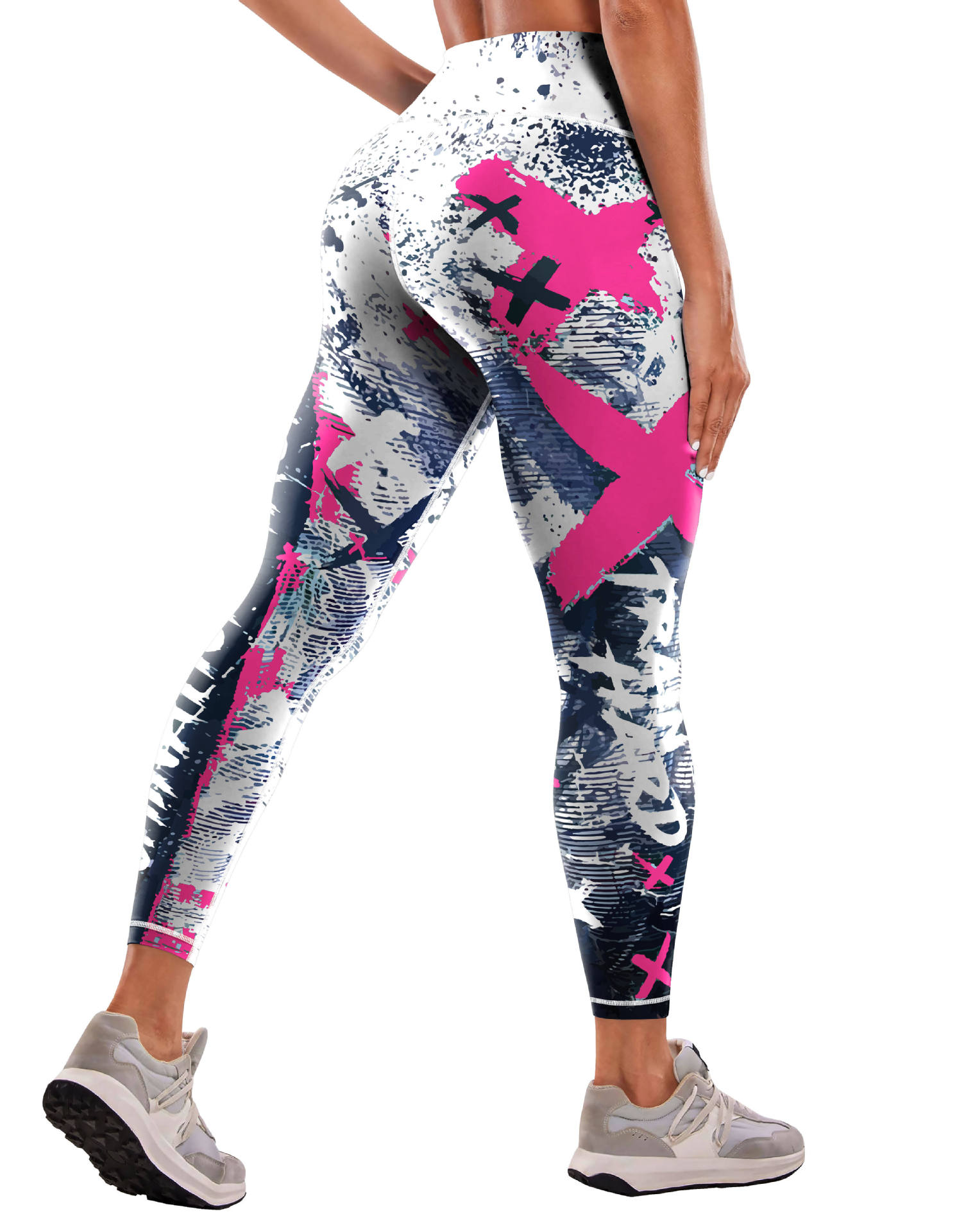 Leggings fitnes ajustados de cintura alta con estampado - 16 Diseños diferentes